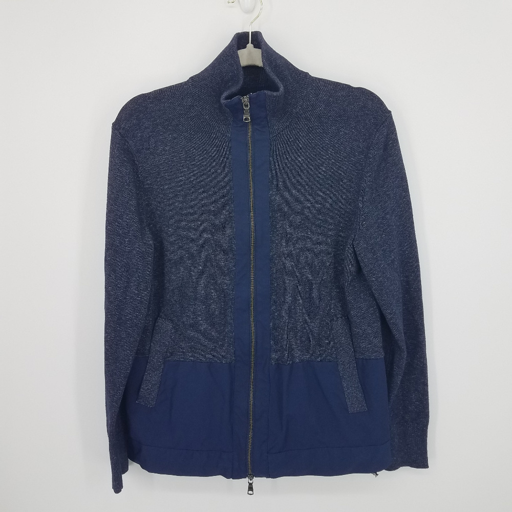 Banana Republic Zip up Sweater Jacket Navy